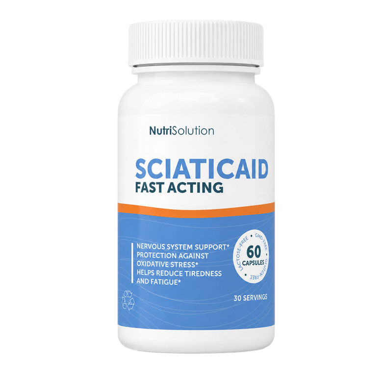 SciaticAid by Nutrisolution herbal sciatica supplement capsules